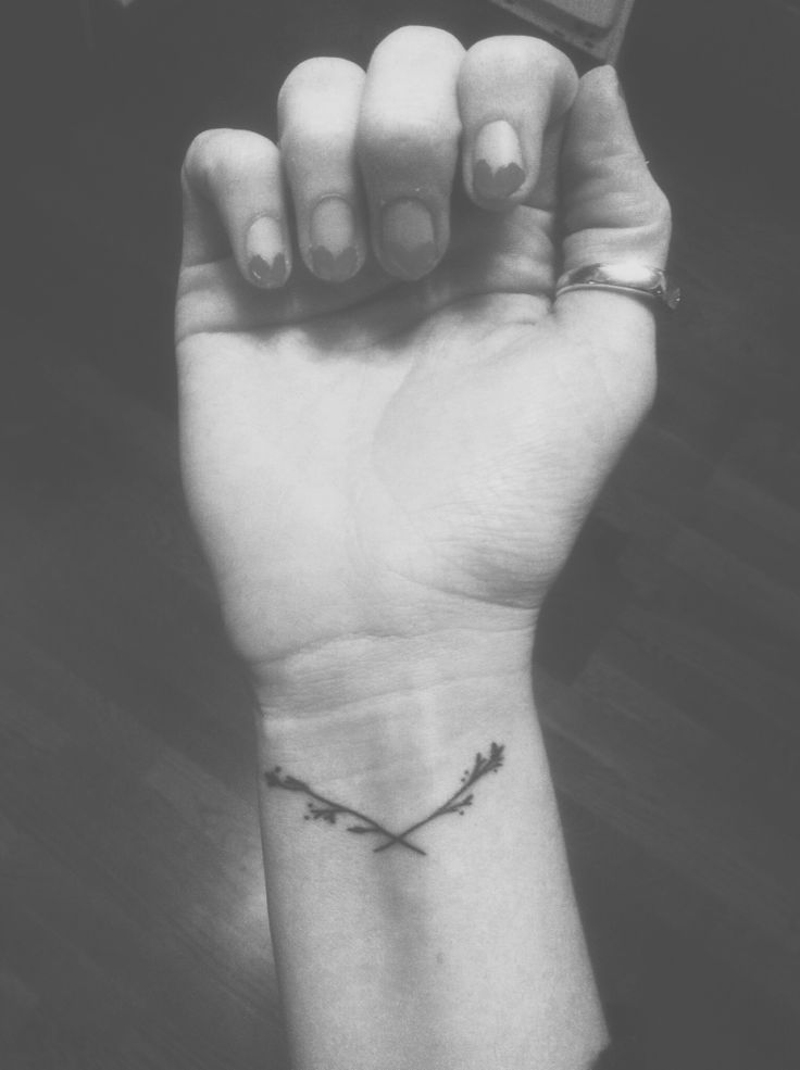 Branches Tattoo On Wrist