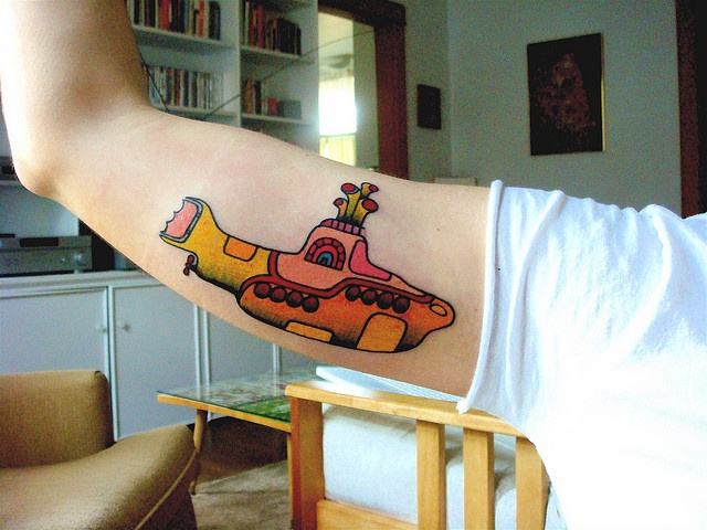 Yellow Submarine Tattoo