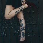 Inked Girl's Legs