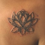 Lotus On Shoulder Blade