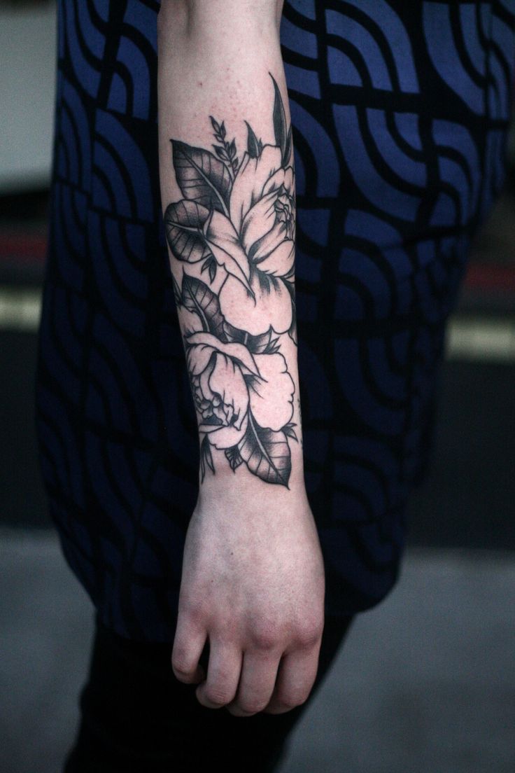 Floral Arm Tattoo