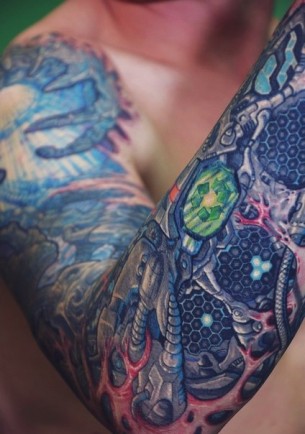 Amazing Details Of Arm Tattoo