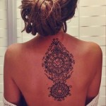 Awesome Mandala Back Tattoo