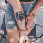 Beautiful Henna Arm Tattoo