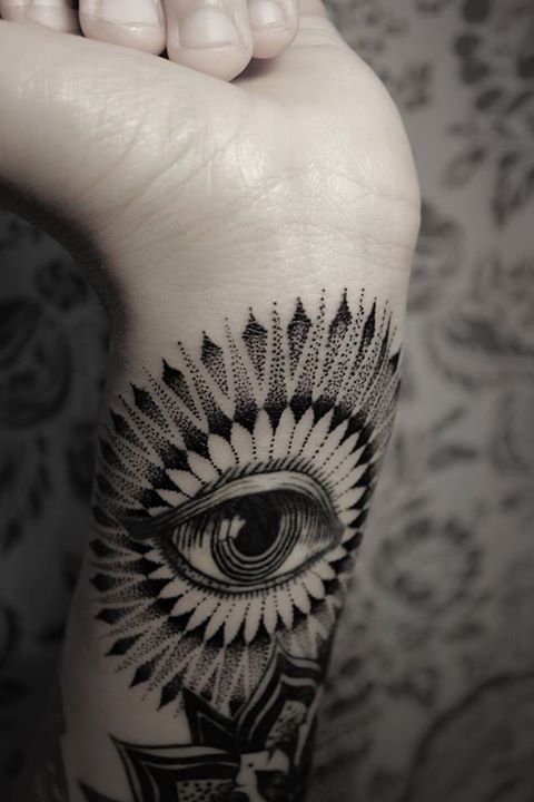 Dot Work Eye Tattoo