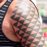 Hawaiian Geometric Tattoo Sleeve