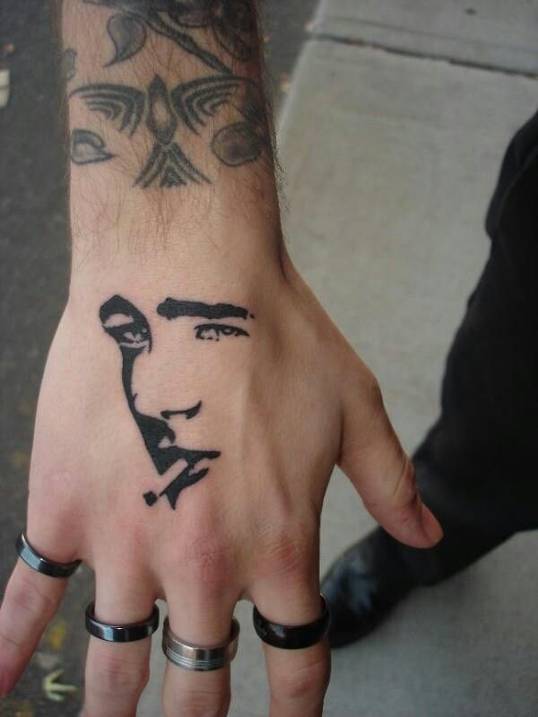 James Dean Hand Tattoo