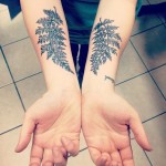 Double Fern Tattoo