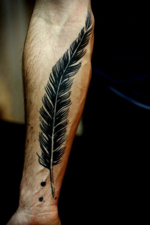 Large Forearm Feather