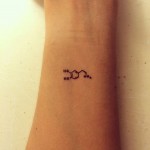 Dopamine Chemical Structure Tattoo