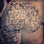 Puzzle Pieces Tattoo