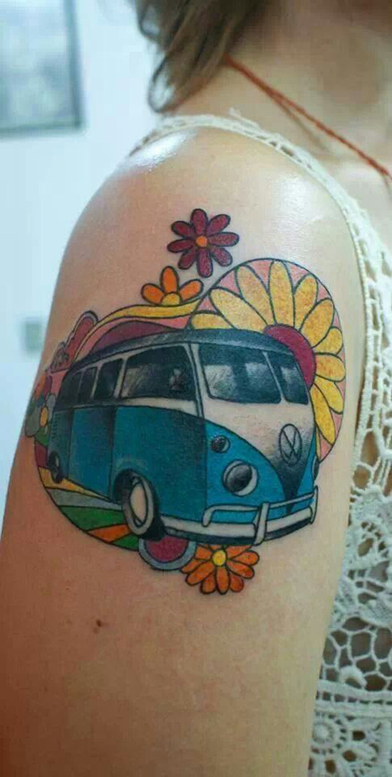 VW Camper Tattoo