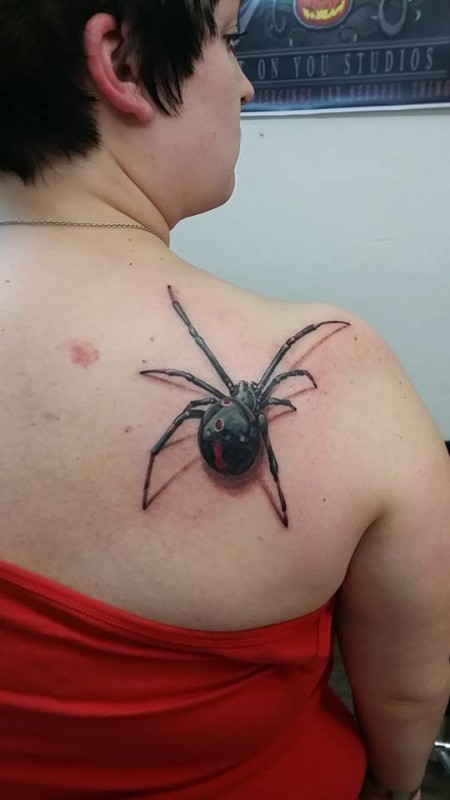 Spider Back Tattoo