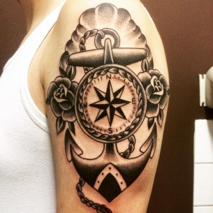 Nautical Arm Tattoo | Best tattoo design ideas