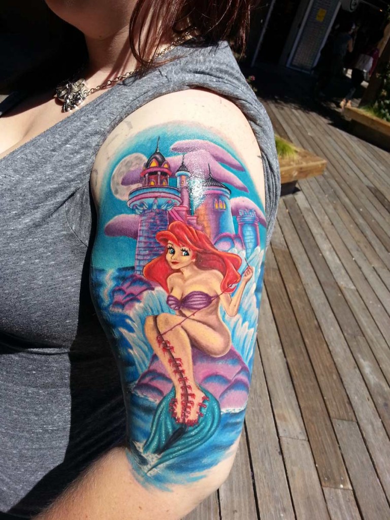 Ariel Little Mermaid Tattoo