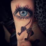 Eye & Keys Tattoo