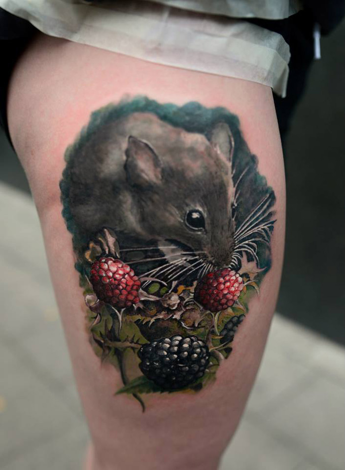 Field Mouse Tattoo