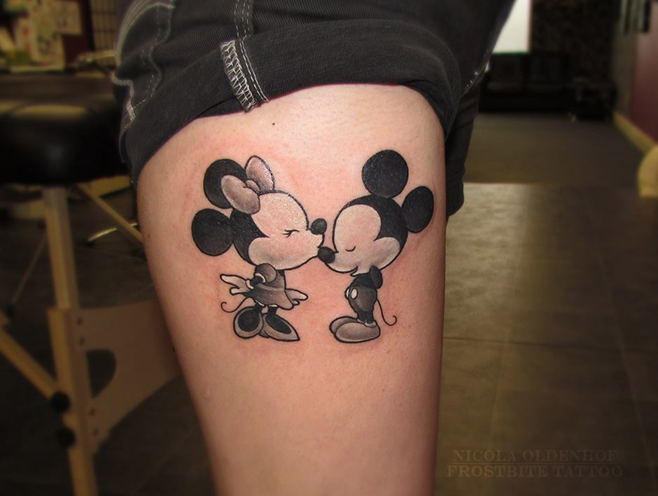 Mickey and Minnie Tattoo.