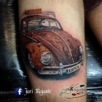 Rusty Beetle Tattoo