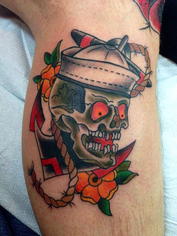 Sailor Skull Tattoo