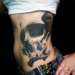 Side Skull Tattoo