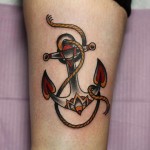 Cool Anchor Tattoo