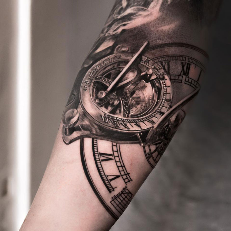 250 Timeless Clock Tattoos That Lost The Track Of Time