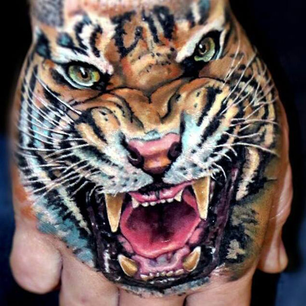 Tiger Hand Tattoo | Best Tattoo Ideas For Men & Women