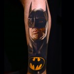 Michael Keaton Batman Tattoo