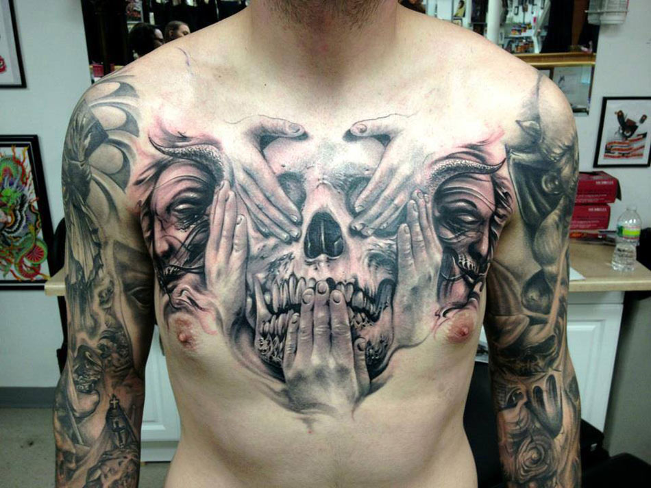 28 Hear No Evil See No Evil Speak No Evil Tattoos with Meanings   TattoosWin  Evil tattoo Evil eye tattoo Evil skull tattoo