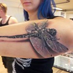 Dragonfly Forearm Tattoo