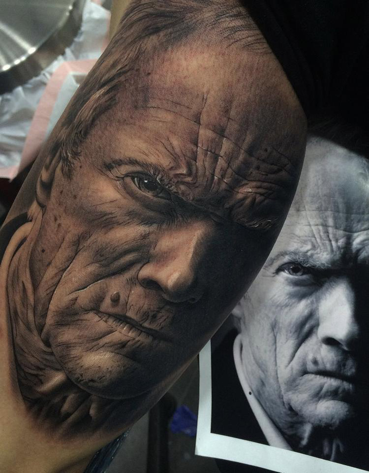 Clint Eastwood Tattoo