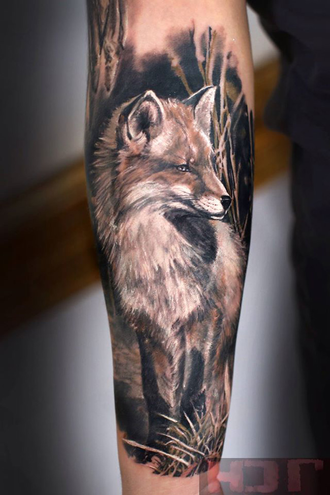 Fox Arm Tattoo