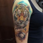 Realistic Tiger Sleeve