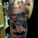 Vietnam Sleeve Tattoo