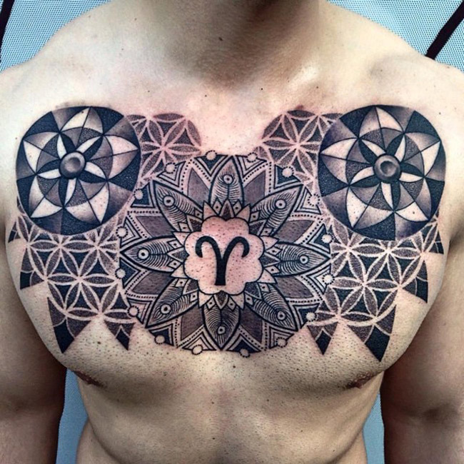 Mandala Tattoo Designs & Ideas for Men and Women