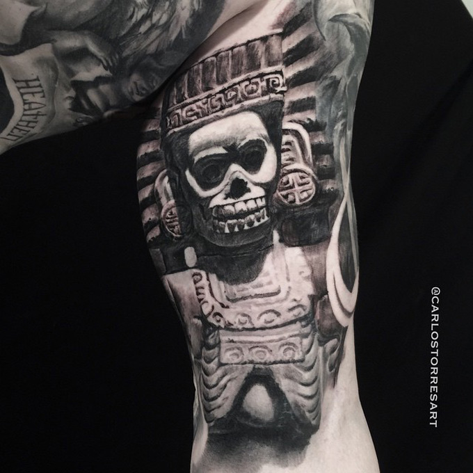 Aztec Tattoos  Symbols  Cool Examples Designs  Their Meaning