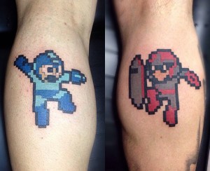 Megaman & Protoman Tattoo
