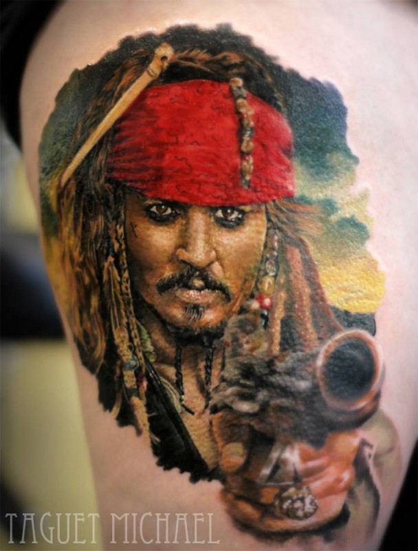 Captain Jack Sparrow Tattoo