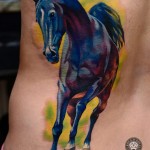Horse Back Tattoo