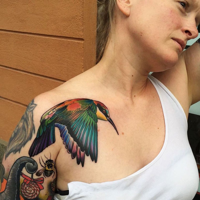 Pride Bird Tattoo
