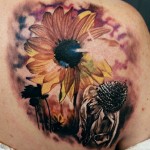 Sunflower Helianthus Tattoo