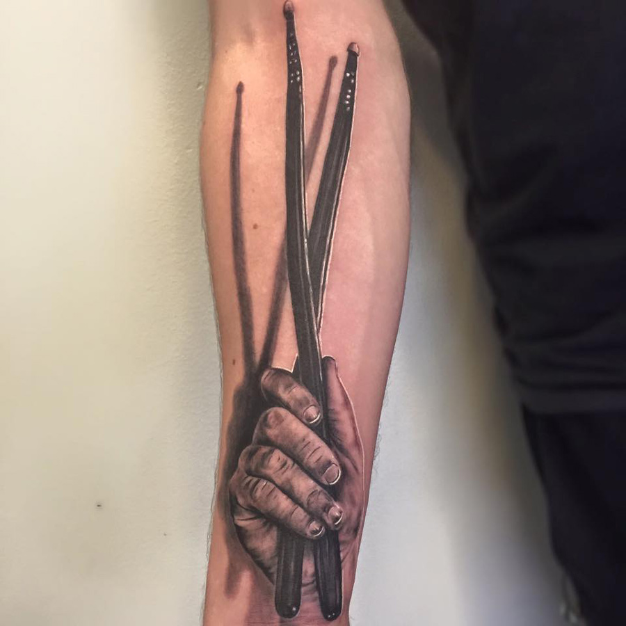 Drumsticks Tattoo