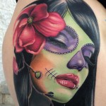 Day of the Dead Girl Tattoo