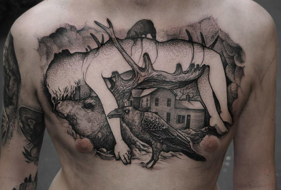 Impaled tattoo