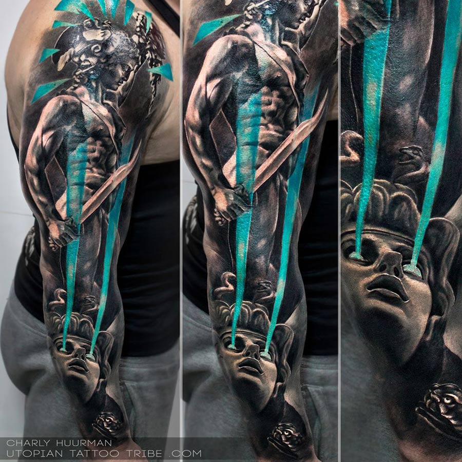 Perseus & Medusa tattoo