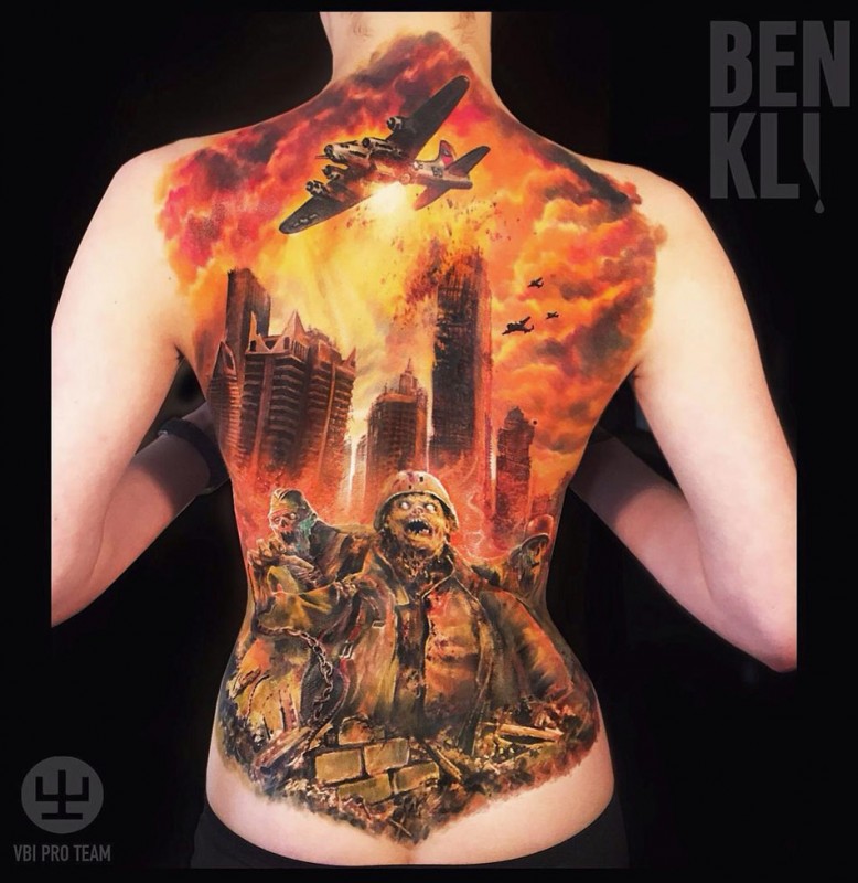 Zombie Apocalypse tattoo