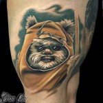 Ewok Star Wars Tattoo