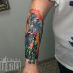 Flowers Arm Tattoo