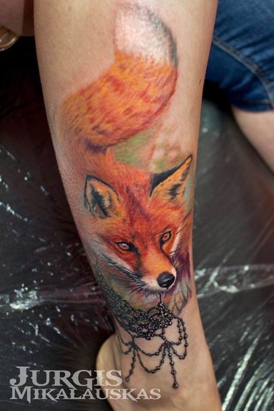 Fox Leg Tattoo